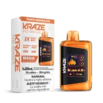 Kraze HD Mega 20k Disposable Vape: Peach Mango Ice(20mL)